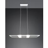 Illuminazione Trio Leuchten ALBANY Lampada a sospensione LED Bianco, 1-Luce, Telecomando