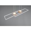 Illuminazione Trio Leuchten ALBANY Lampada a sospensione LED Marrone, 1-Luce, Telecomando