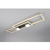 Illuminazione Trio Leuchten ALBANY Plafoniera LED Nero-Oro, 1-Luce, Telecomando