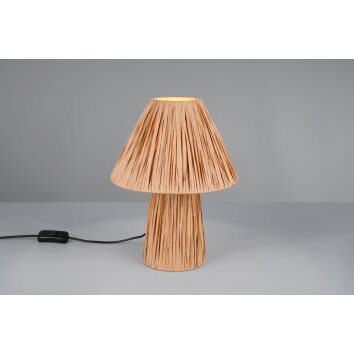 Stile fungo  Illuminazione Reality Anea Lampada da tavolo Legno chiaro, 2-Luci