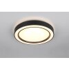 Illuminazione Reality Arco Plafoniera LED Nero, 1-Luce, Telecomando, Cambia colore