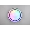 Illuminazione Reality Arco Plafoniera LED Nero, 1-Luce, Telecomando, Cambia colore