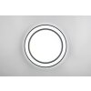 Illuminazione Reality Arco Plafoniera LED Nero, 1-Luce, Telecomando, Cambia colore