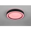 Illuminazione Reality Arco Plafoniera LED Nero, 1-Luce, Telecomando, Cambia colore