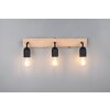 Illuminazione Trio Leuchten Arturo Applique Legno chiaro, 3-Luci