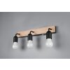 Illuminazione Trio Leuchten Arturo Applique Legno chiaro, 3-Luci