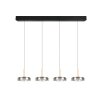 Illuminazione Trio Leuchten Celeste Lampada a sospensione LED Nero, 1-Luce