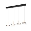 Illuminazione Trio Leuchten Celeste Lampada a sospensione LED Nero, 1-Luce