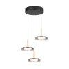 Illuminazione Trio Leuchten Celeste Lampada a sospensione LED Nero, 1-Luce