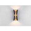 Illuminazione Trio Leuchten Coat Applique Nero-Oro, 2-Luci