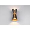 Illuminazione Trio Leuchten Coat Applique Nero-Oro, 2-Luci