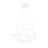 Illuminazione Trio Leuchten Darvin Lampada a sospensione LED Bianco, 1-Luce