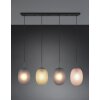 Illuminazione Trio Leuchten Facette Lampada a sospensione Nero, 4-Luci