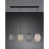 Illuminazione Trio Leuchten Facette Lampada a sospensione Nero, 4-Luci