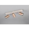 Illuminazione Trio Leuchten Marley Faretto da soffitto Marrone, 3-Luci