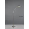 Illuminazione Reality Moreno Lampada da terra LED Nichel opaco, 1-Luce