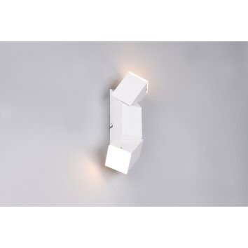 Illuminazione Trio Leuchten Raglan Applique LED Bianco, 2-Luci