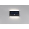 Illuminazione Reality Ramos Applique LED Nero, 1-Luce, Sensori di movimento