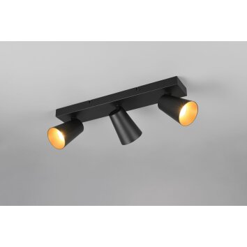 Illuminazione Trio Leuchten Sharp Faretto da soffitto Nero, 3-Luci