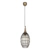 Illuminazione Trio Leuchten SORAYA Lampada a sospensione Ottone antico, 1-Luce