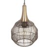 Illuminazione Trio Leuchten SORAYA Lampada a sospensione Ottone antico, 1-Luce