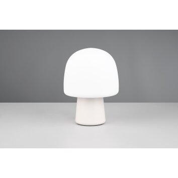 Stile fungo  Illuminazione Trio Leuchten Steen Lampada da tavolo Grigio, 1-Luce