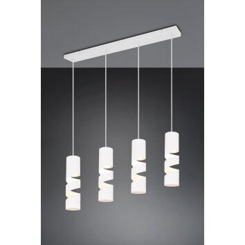 Illuminazione Trio Leuchten Stream Lampada a sospensione Bianco, 4-Luci