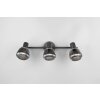 Illuminazione Trio Leuchten Tarifa Faretto da soffitto Nero, 3-Luci