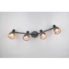 Illuminazione Trio Leuchten Tarifa Faretto da soffitto Nero, 4-Luci