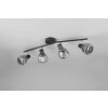 Illuminazione Trio Leuchten Tarifa Faretto da soffitto Nero, 4-Luci