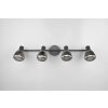 Illuminazione Trio Leuchten Tarifa Faretto da soffitto Nero, 4-Luci