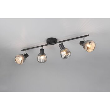 Illuminazione Trio Leuchten Tarifa Faretto da soffitto Nero, 4-Luci