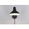 Illuminazione Trio Leuchten Traveller Applique Nero-Oro, 1-Luce