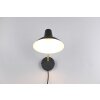 Illuminazione Trio Leuchten Traveller Applique Nero-Oro, 1-Luce