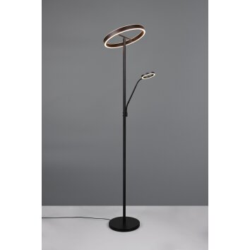 Illuminazione Trio Leuchten Willis Lampada da terra LED Nero, 2-Luci