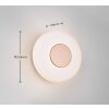 Illuminazione Trio Leuchten Celeste Applique LED Marrone, 1-Luce