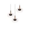 Illuminazione Trio Leuchten Celeste Lampada a sospensione LED Marrone, 1-Luce