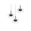 Illuminazione Trio Leuchten Celeste Lampada a sospensione LED Marrone, 1-Luce