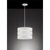 Wofi BELLE Lampadario a sospensione Bianco, 1-Luce