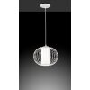 Wofi-Leuchten TARIM Lampada a Sospensione Bianco, 1-Luce