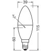 Illuminazione Osram E14 7.5 Watt Bianco caldo 806 Lumen