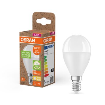 Illuminazione Osram E14 7.5 Watt Bianco caldo 806 Lumen