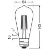 Illuminazione Osram E27 2.2 Watt Bianco caldo 470 Lumen