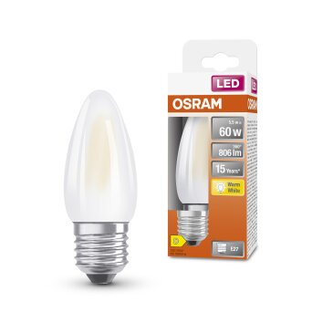 Illuminazione Osram E27 5.5 Watt Bianco caldo 806 Lumen