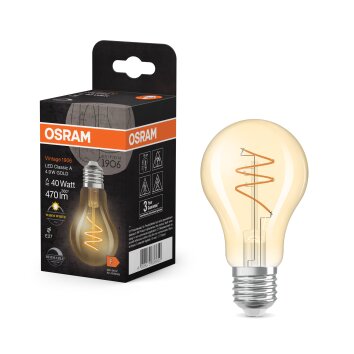 Illuminazione Osram E27 4.9 Watt Bianco caldo dimmerabile 470 Lumen