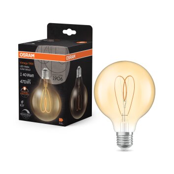 Illuminazione Osram E27 4.9 Watt Bianco caldo dimmerabile 470 Lumen