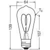 Illuminazione Osram E27 8 Watt Bianco caldo dimmerabile 806 Lumen