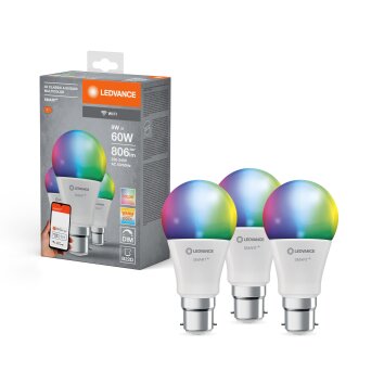 Illuminazione Ledvance B22d 9 Watt RGB (Regolabile) dimmerabile 806 Lumen