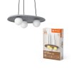 Illuminazione Ledvance DECOR Applique e plafoniera Grigio, 3-Luci