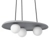 Illuminazione Ledvance DECOR Applique e plafoniera Grigio, 3-Luci